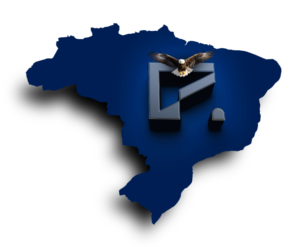 Mapa do Brasil com cobertura BGPAR Patrimonial